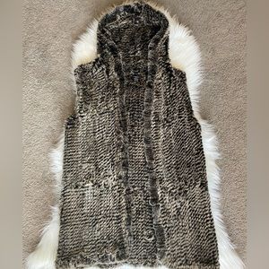 Saks Fifth Ave Fur Vest